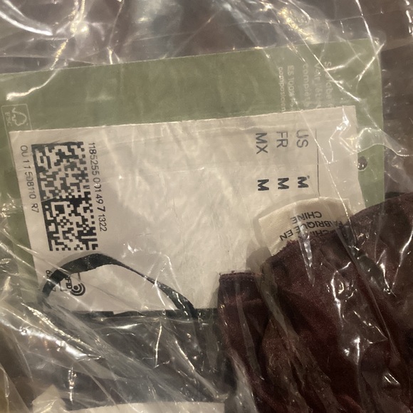 Lester satin dress (size M) - burgundy colour - Picture 9 of 9